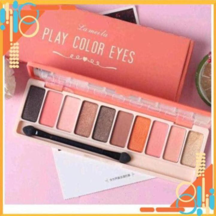 [Dùng là Xinh] Bảng Phấn Mắt 10 Màu Lameila, Nhũ Phấn Mắt 10 Màu Lameila Play Color Eyes | BigBuy360 - bigbuy360.vn