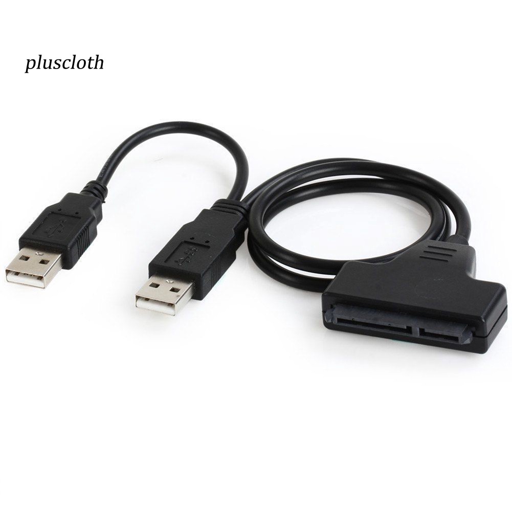 Dây cáp kết nối đầu SATA 7+15 Pin 22 với đầu USB 2.0 dành cho ổ đĩa cứng HDD 2.5 cho laptop
