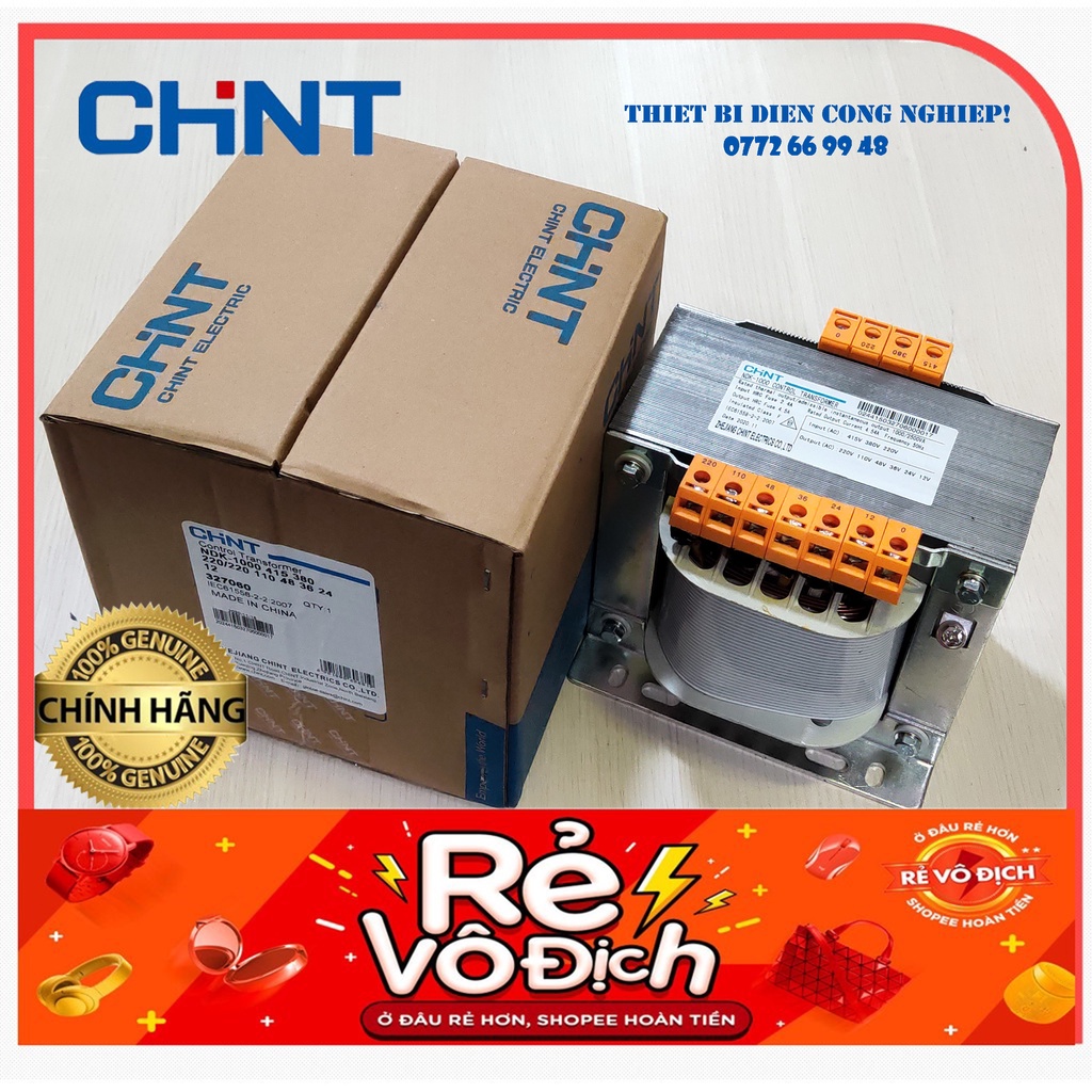 Biến áp cách ly NDK-1000VA Chint