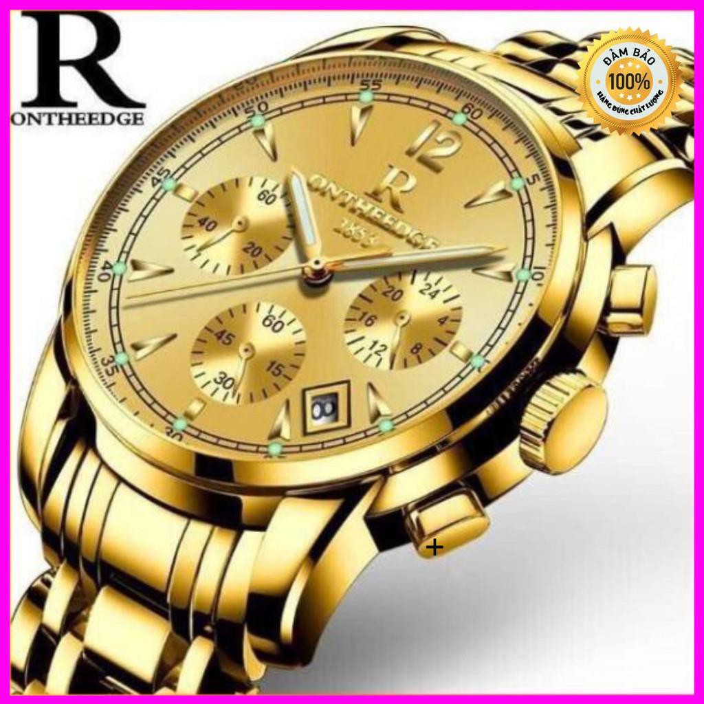[ Hàng Xịn ] ĐỒNG HỒ NAM RONTHEEDGE CAO CẤP CHẠY FULL 6 KIM [ Đồng Hồ Nam Cao Cấp] | BigBuy360 - bigbuy360.vn