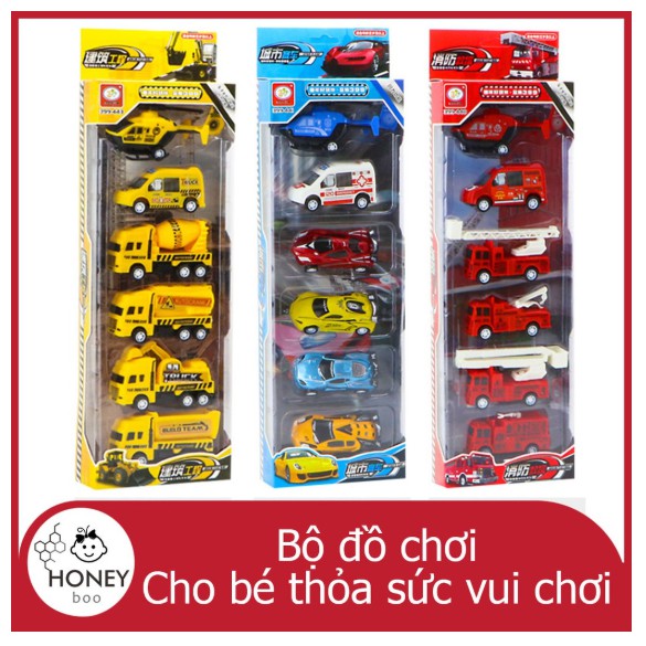 Đồ chơi hộp 5 xe cho bé