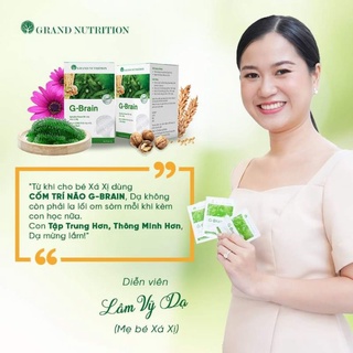 combo 3h Gbrain - cốm phát triển trí não G Brain hàng chính hãng