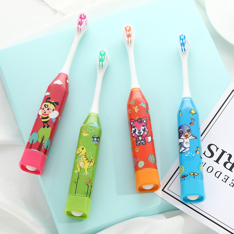 Bàn chải tự động cho bé - bàn chải máy chạy Pin