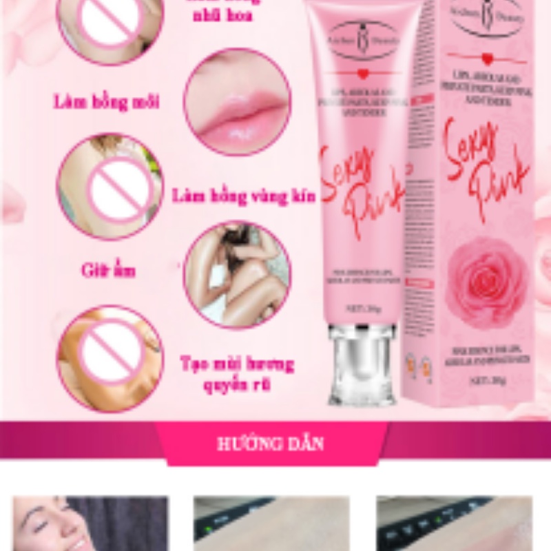 Làm Hồng Vùng Kín Sexy Pink Aichun Beauty 30g , Làm Hồng Nhũ Hoa, Làm Hồng Môi