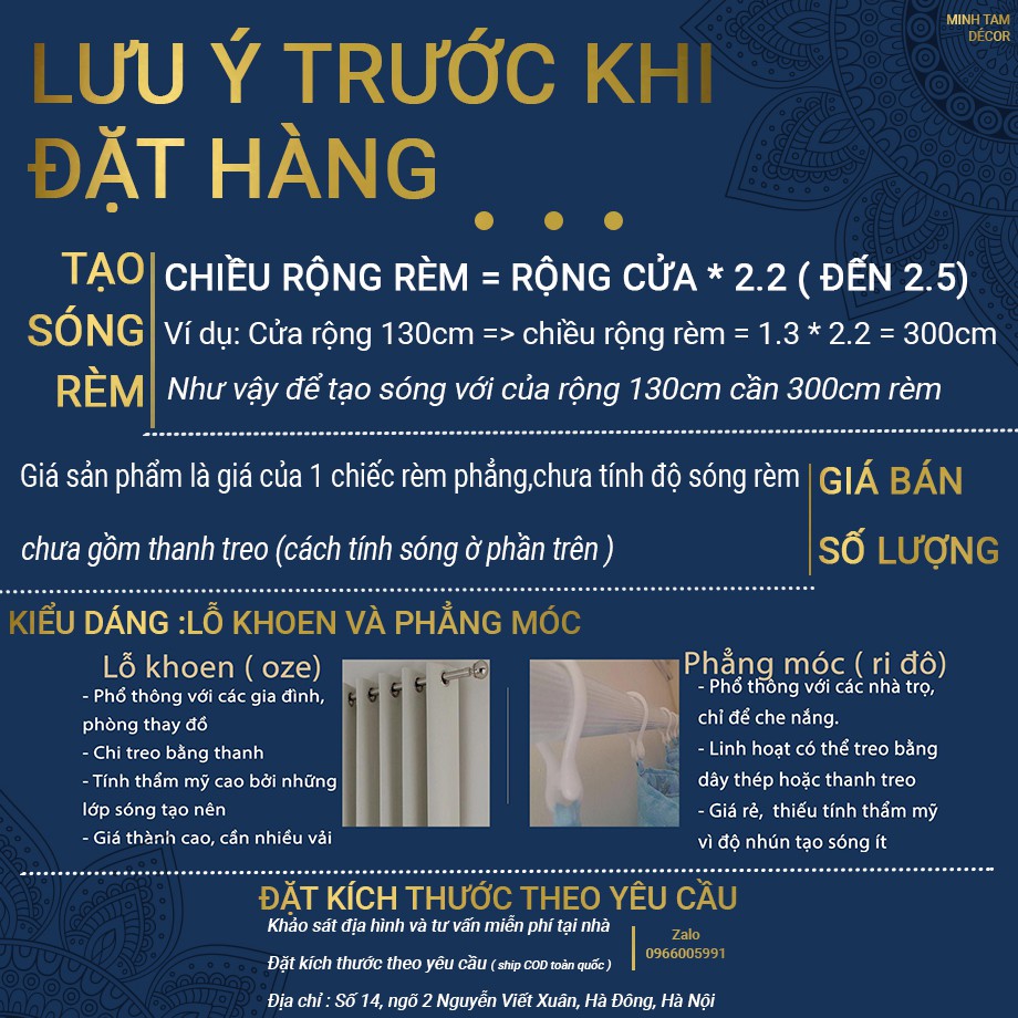 Rèm cửa sổ Minh Tâm cản nắng , cách nhiệt - Màu đen huyền ( kích thước rộng)