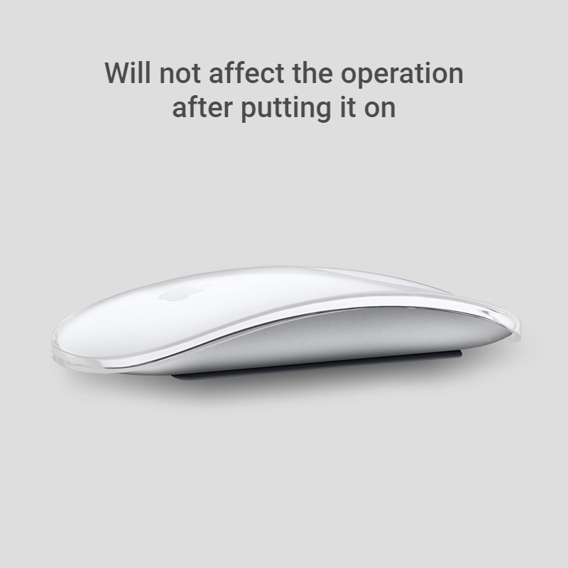 Ốp Điện Thoại Silicon Mềm Trong Suốt Chống Trầy Xước Cho Apple Magic Mouse 1st 2nd gen