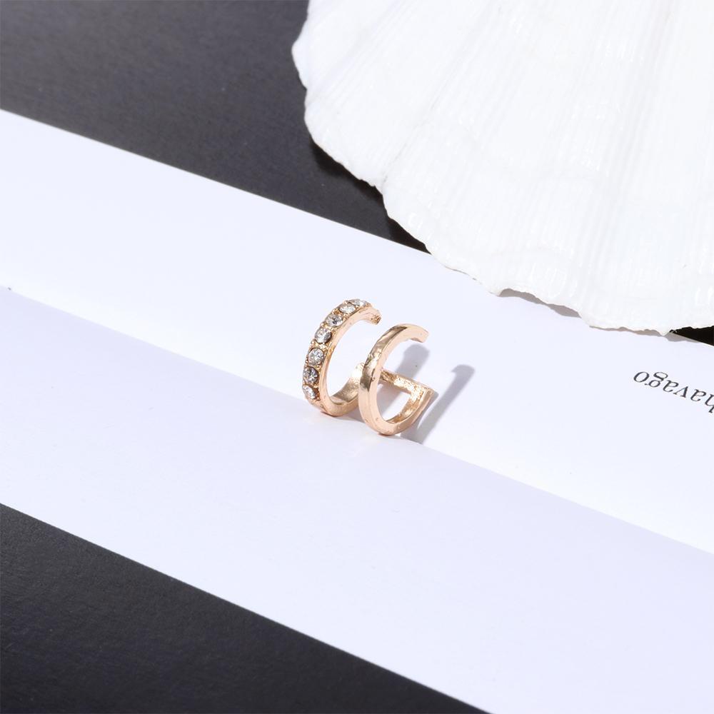 ORIENTLII Set 1 / 3 Khuyên Vành Tai Thời Trang Cá Tính Cho Nam Và Nữ