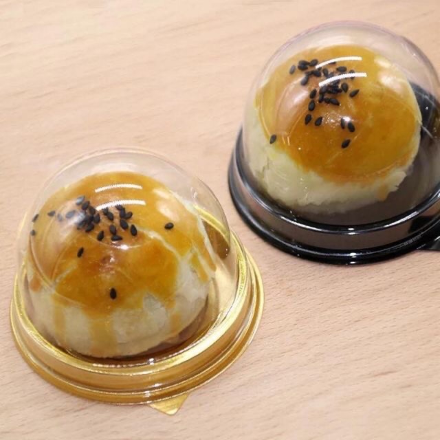 50 hộp pet tròn đựng bánh, hộp bánh mica