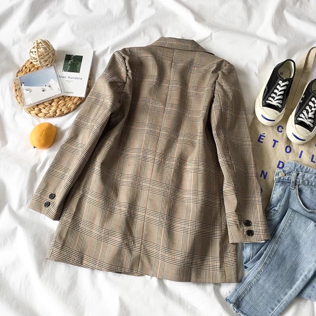 (ÁO FORM RỘNG) Áo blazer kẻ - ORDER | BigBuy360 - bigbuy360.vn