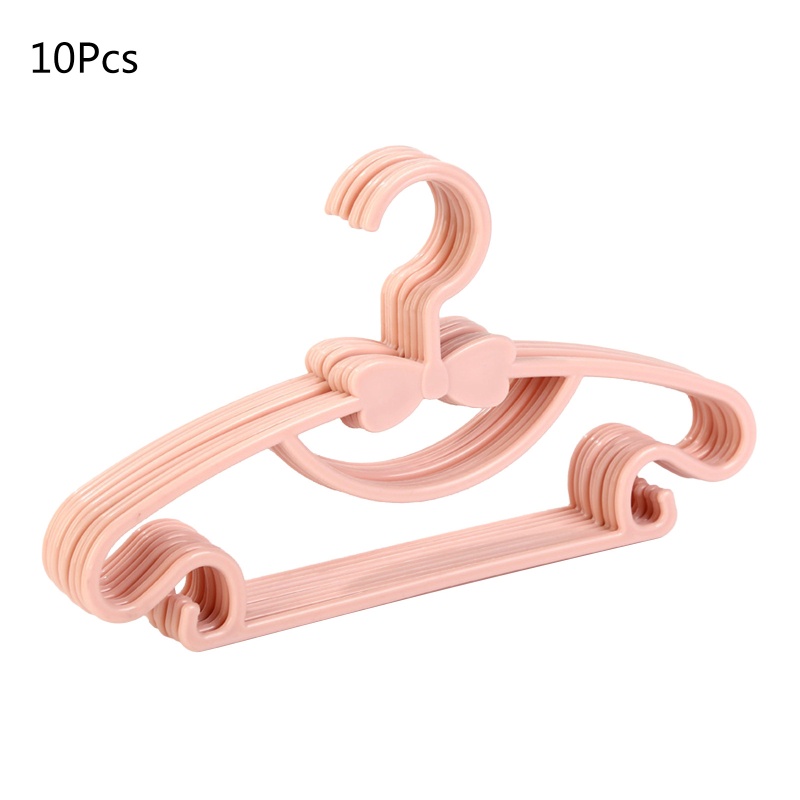 Set 10 Móc Treo Quần Áo Em Bé Chống Trượt Tiện Lợi