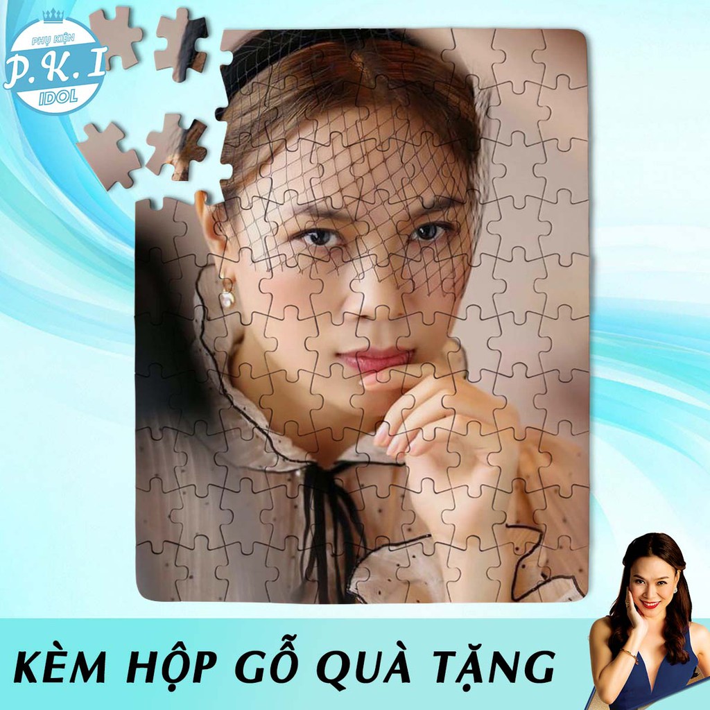 Xếp Hình Puzzle In Hình Ca Sỹ Mỹ Tâm - Quà Tặng Cpop Họa My Tóc Nâu