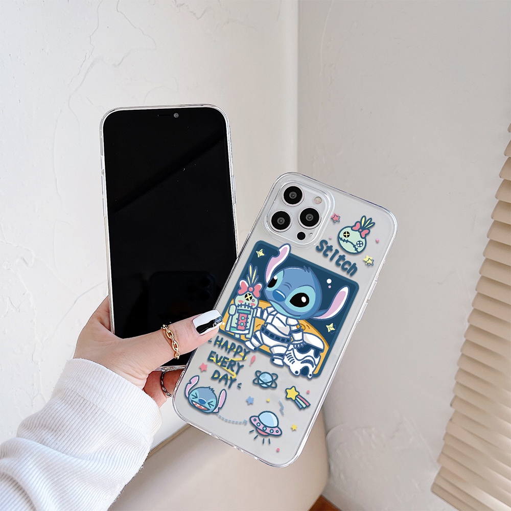Ốp Điện Thoại Tpu Mềm Chống Sốc In Hình Stitch Disney Cho iPhone 11 12 13 pro max XS X XR XSMax 7 8 6 6s plus SE 2020