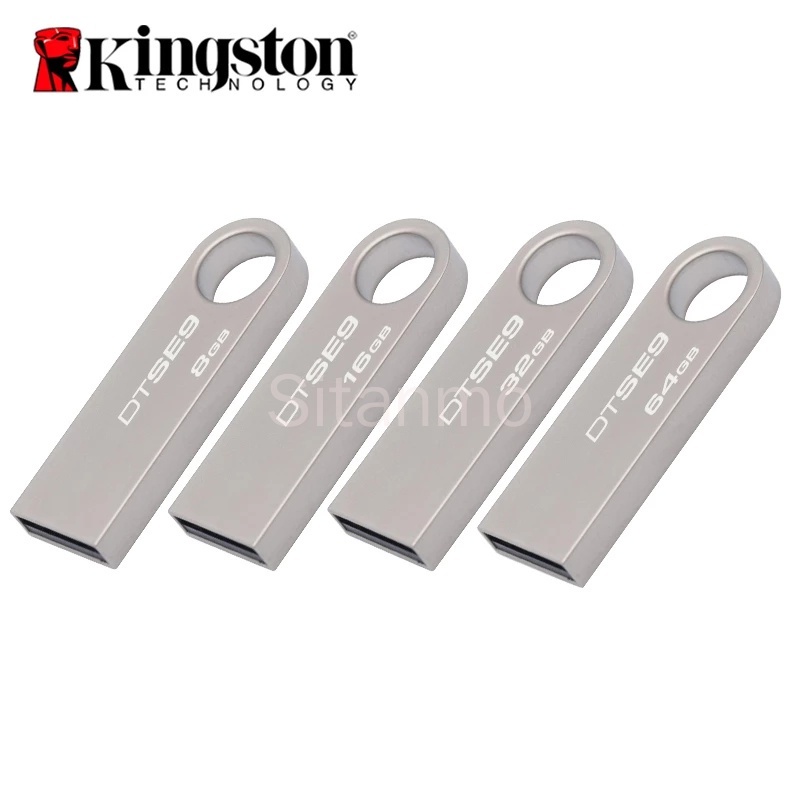 Ổ Đĩa USB Kingston Pendrive DTse9 128GB 32GB 64GB 16GB 4GB USB 2.0 Bằng Kim Loại