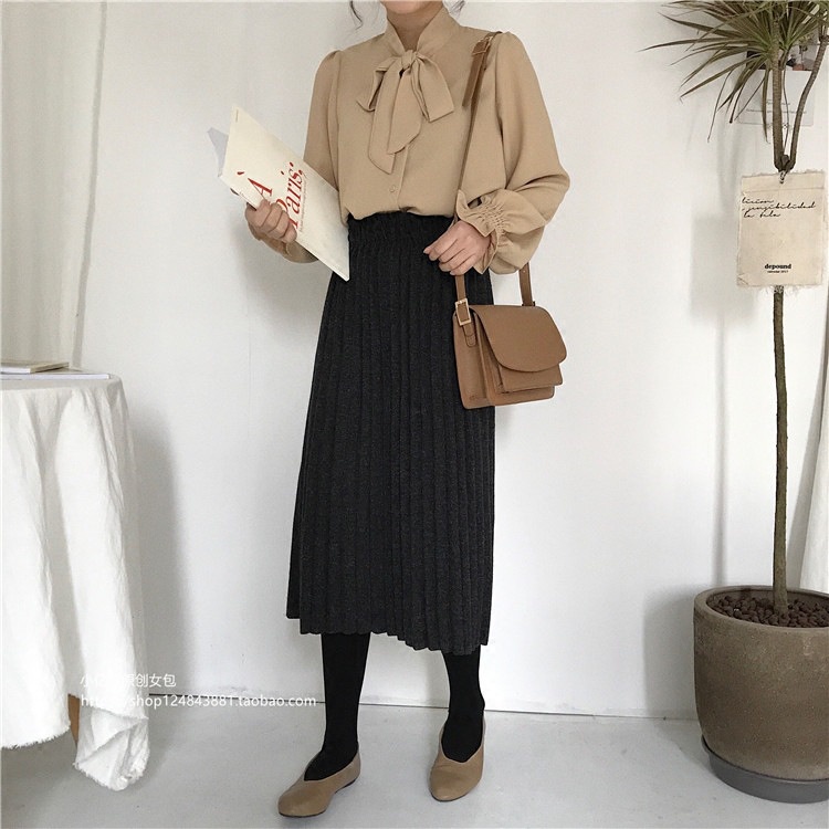 Túi Xách Nữ Đeo Chéo Đóng Hộp Basic Trơn Retro Ulzzang Style Công Sở Đi Chơi Đà Lạt Dã Ngoại Đi Làm