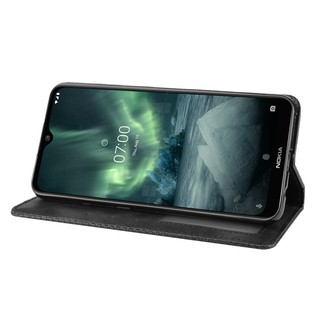 Bao da dạng ví hiệu Leather Luxury dành cho Nokia 7.2