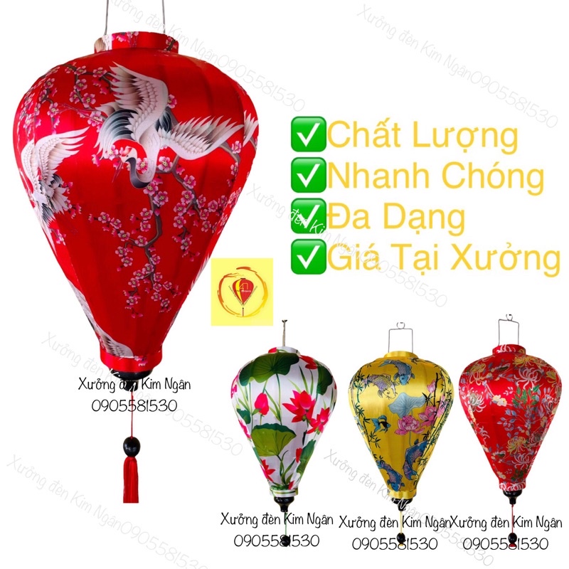 Đèn lồng tỏi in 3D Hội An (30cm-45cm)