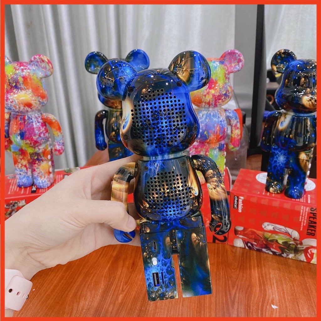 Loa Bluetooth B5+ Hình Gấu Bearbrick Kaws B5 Plus, Âm Thanh Sống Động, Nghe Nhạc Cực Hay Lỗi 1 Đổi 1