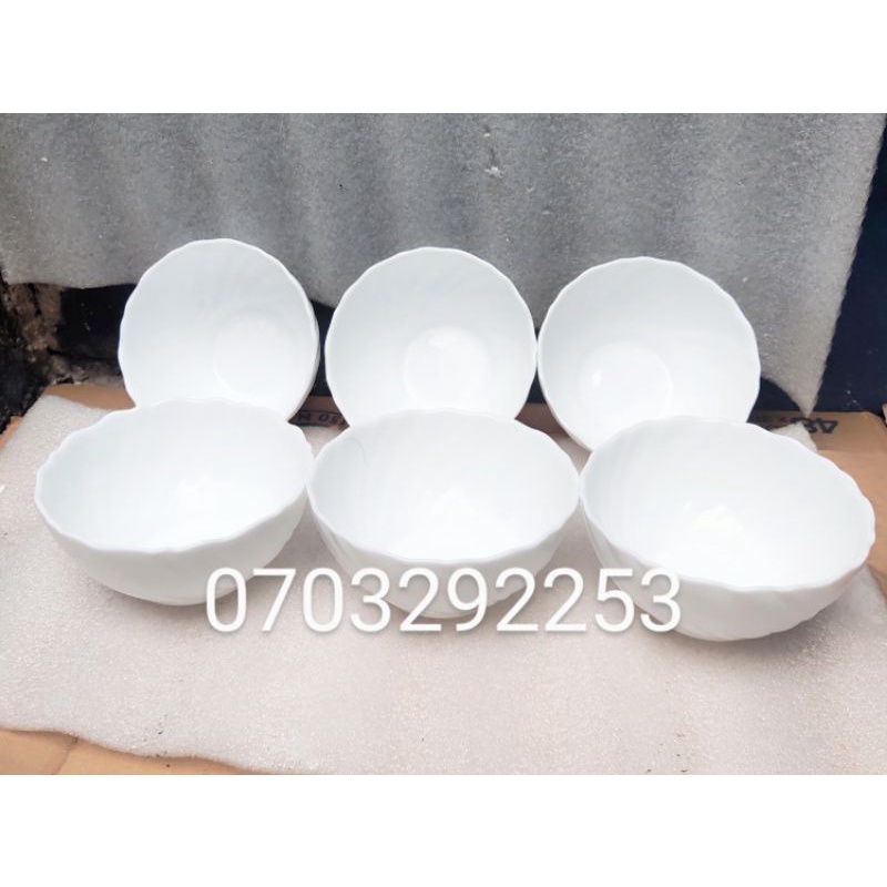 (HCM) Combo 10 cái chén ăn cơm opal trắng 11cm