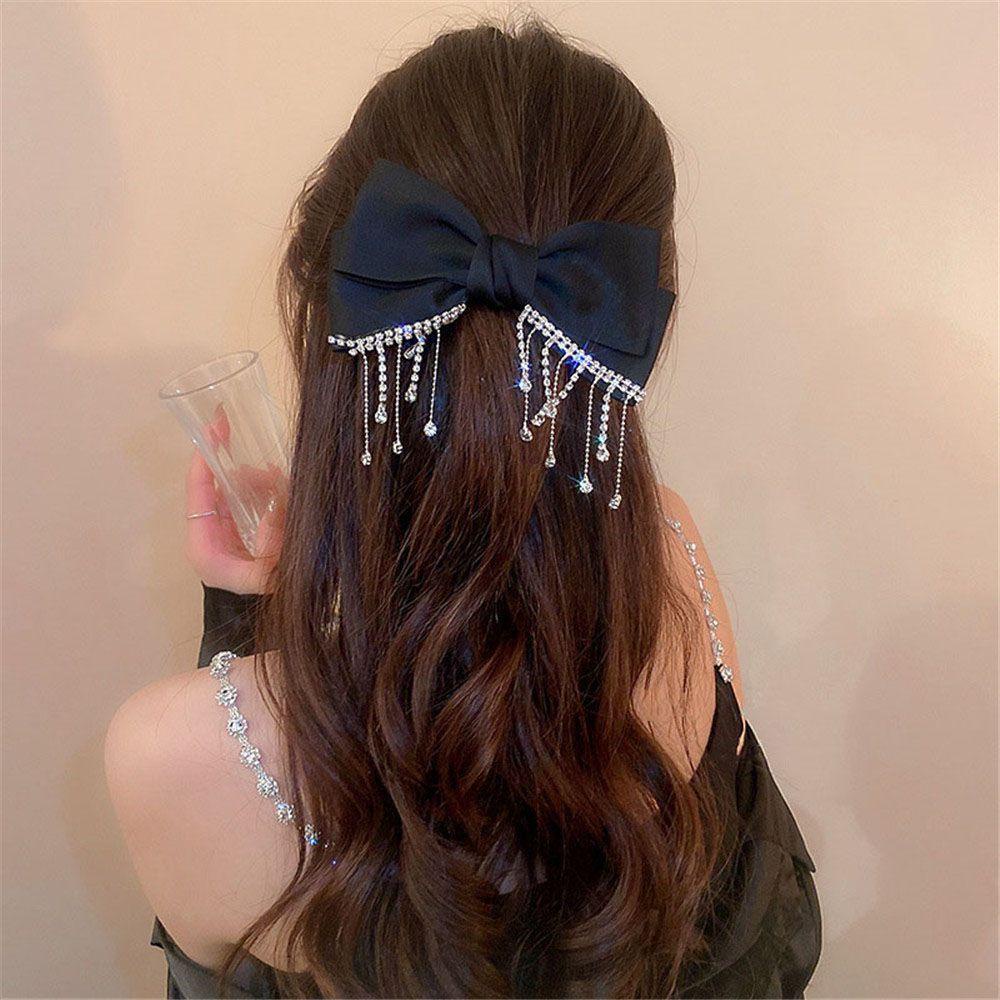 SUSHEN Fashion Girls Hairpins Hair Accessories Women Barrettes Bow  Hairclips Hair Clip Headwear Headdress Retro|