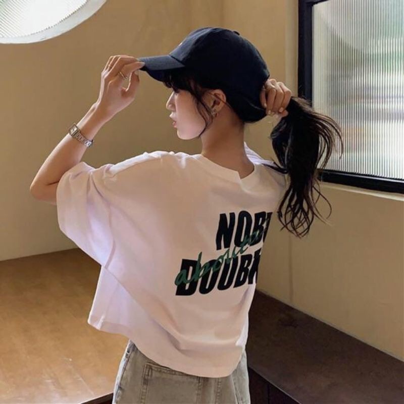 Áo thun croptop bigsize form rộng Norn doubt | BigBuy360 - bigbuy360.vn