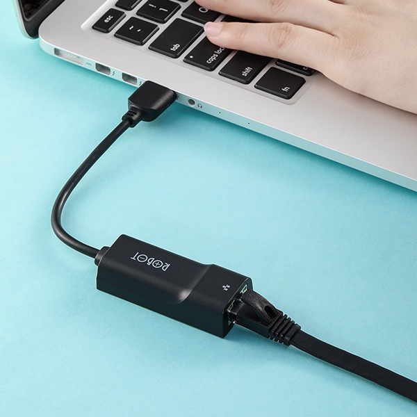 USB HUB Robot EA10 Bộ Chuyển Đổi USB Sang Cổng LAN Dễ Dàng Sử Dụng Tốc Độ Nhanh Kết Nối Laptop PC