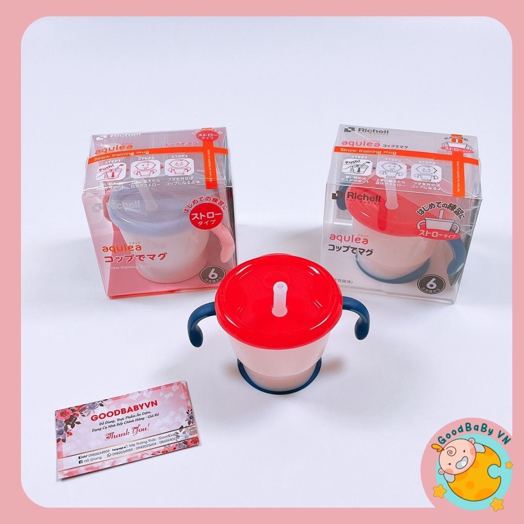 Cốc tập uống,bình tập hút ba giai đoạn NHẬT BẢN Goodbabyvn