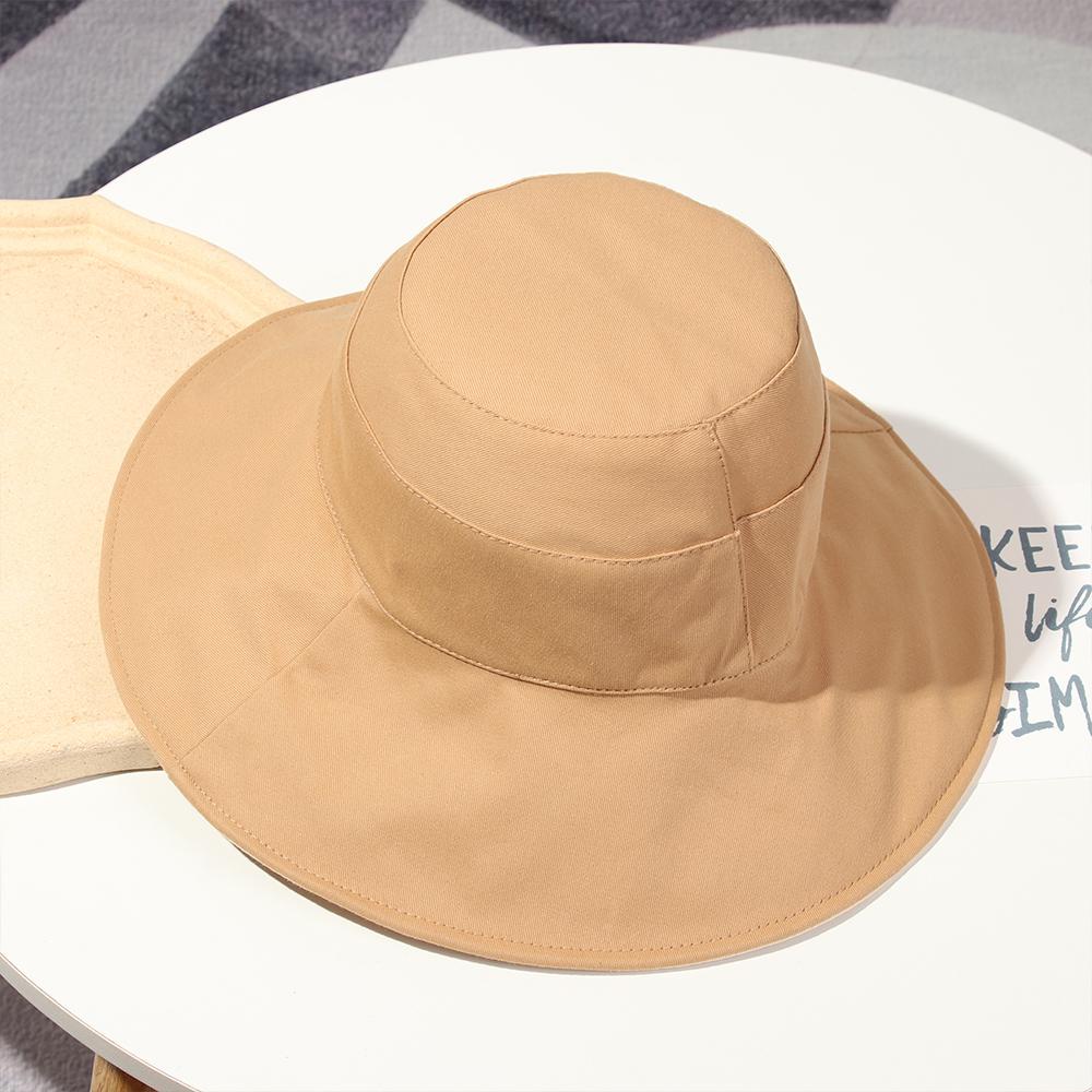 Nón Tai Bèo Rộng Vành Chống Tia UV / Gió Có Dây Đeo Thời Trang Xuân Hè