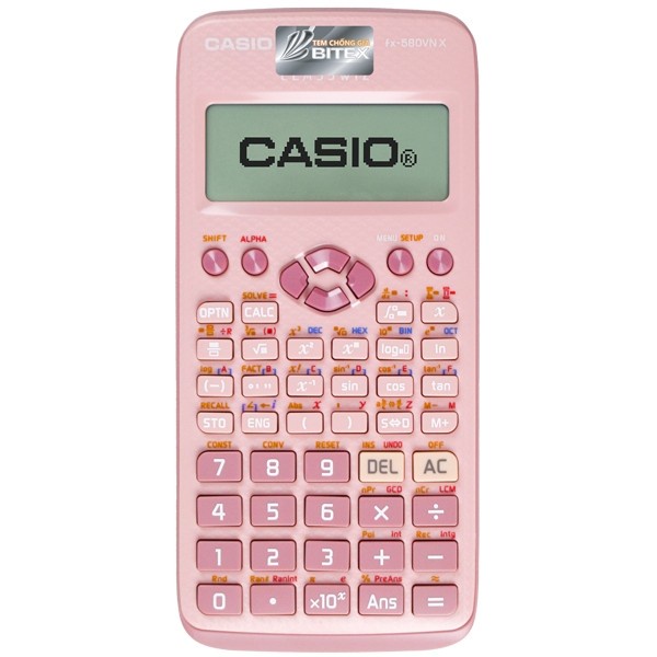 Máy Tính Casio FX 580VN X - Chính Hãng (Bảo Hành 7 Năm) [Văn Phòng Phẩm CALACO]