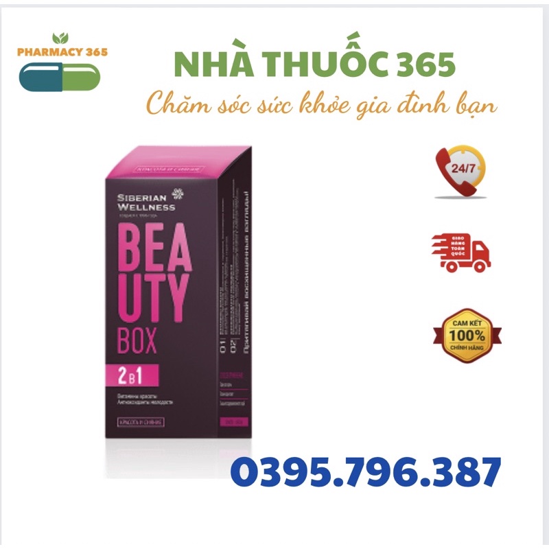 [Hỗ trợ làm đẹp] Thực phẩm bảo vệ sức khỏe Beauty box – 30 viên – Date 2024/2025