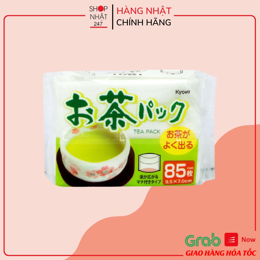 [Hỏa Tốc HN] Set 85 túi lọc trà, cà phê Kyowa nội địa Nhật Bản