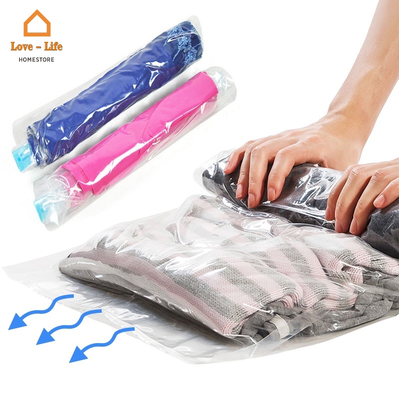 Túi Hút Chân Không Bằng Nhựa PE Chống Bụi Cho Quần Áo