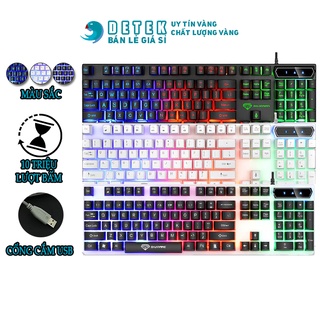 Bàn phím có dây game thủ giả cơ Divipard GK-20 LED Rainbow