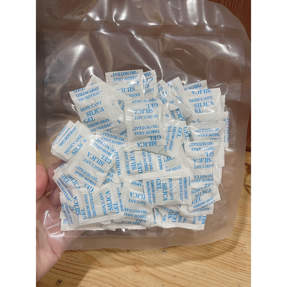 Gói hút ẩm 1gr xanh [Túi100gram][giá sỉ]