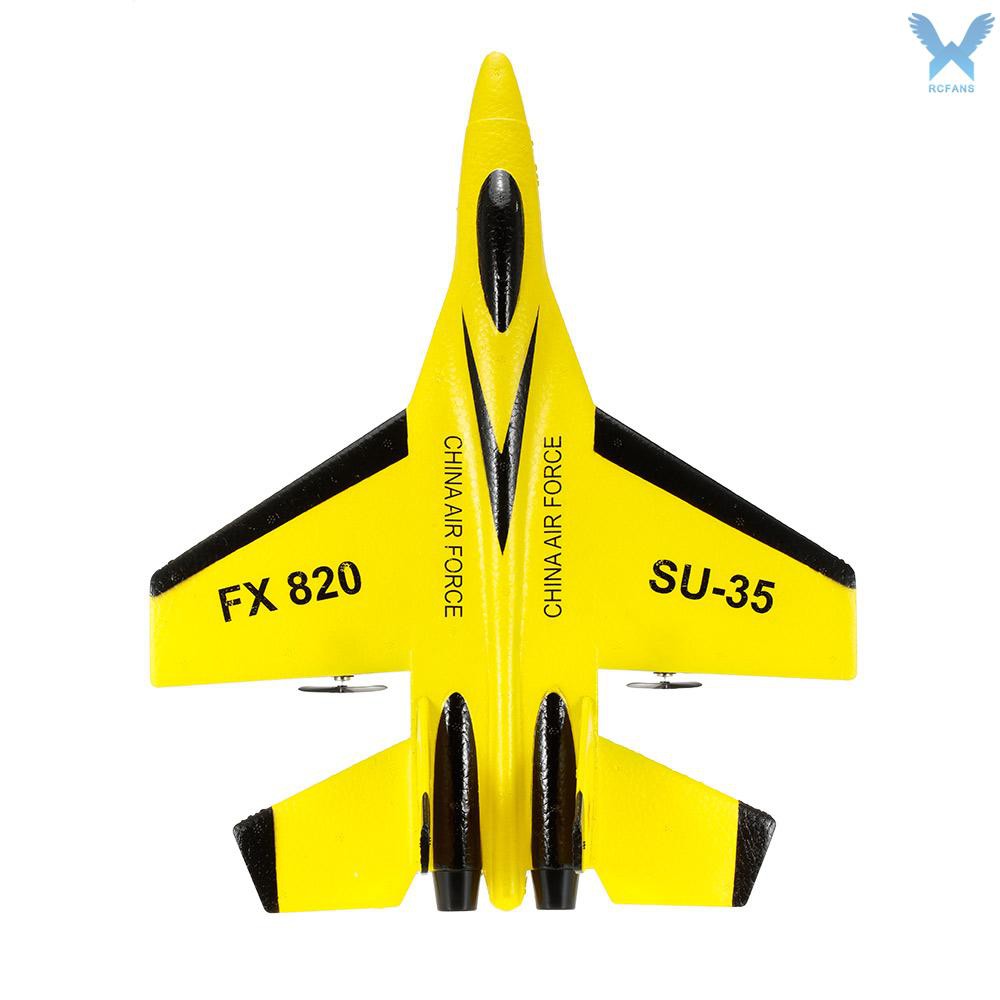 Mô hình máy bay thủ công Flybear FX-820 2.4G 2CH điều khiển từ xa SU-35 sải cánh 290mm