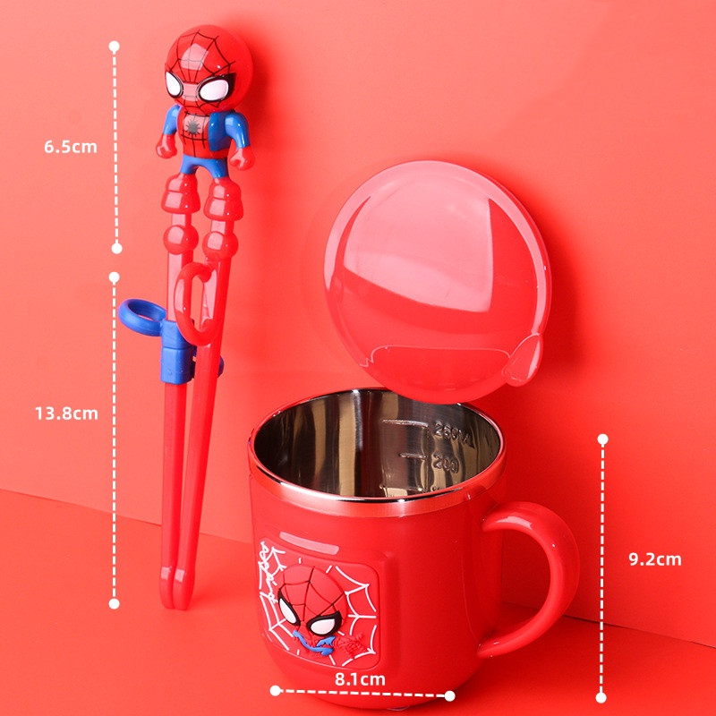 đũa cho bé Tập Ăn Thiết Kế Nhân Vật người nhện Đội trưởng Mỹ 3D Dễ Thương Cho Bé đũa tập ăn đũa ăn cho bé bộ ăn dặm đũa em bé đũa tập gắp cho bé đũa tập ăn cho bé