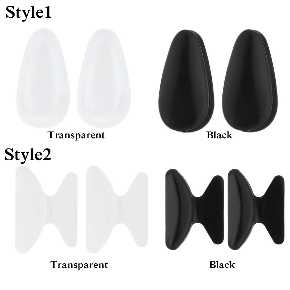 Cặp đệm mũi bằng silicone mềm chống trượt nhiều màu lựa chọn dành cho mắt kính