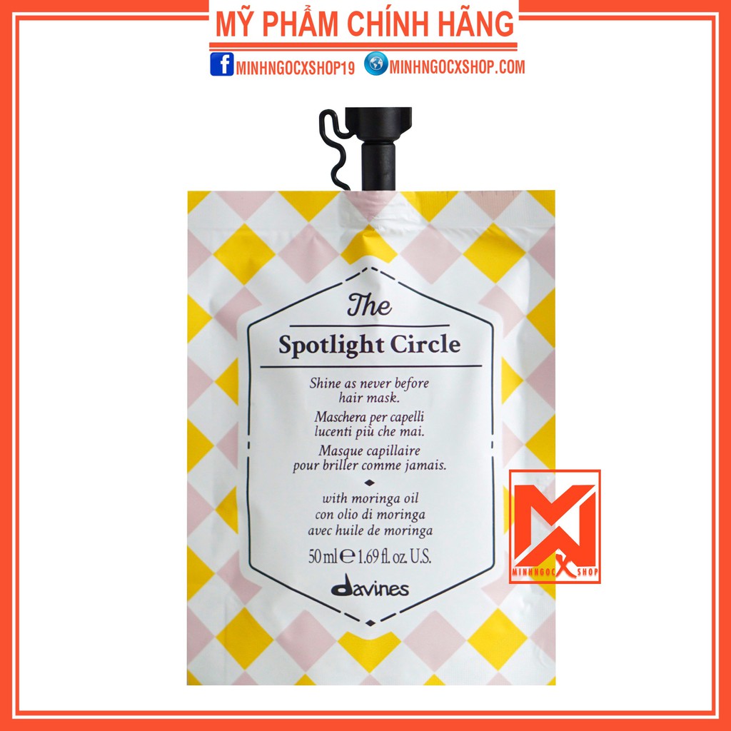 Mặt nạ tóc tạo bóng hoàn hảo DAVINES SPOTLINGT CIRCLE 50ml chính hãng