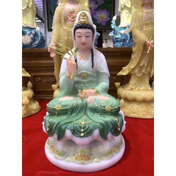 Tôn Tượng Quan Âm - Quan Công - Thiên Hậu bột đá cao cấp - Tượng Phật Bà Quan Âm - Quan Thánh Đế Quân