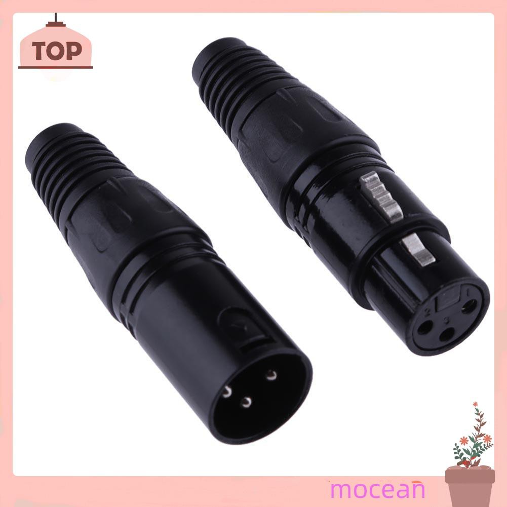 1 Cặp Đầu Nối Microphone Xlr 3 Pin