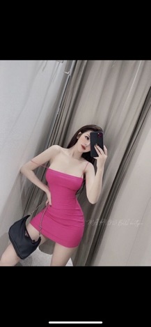 Đầm body 2 dây sợi bún
