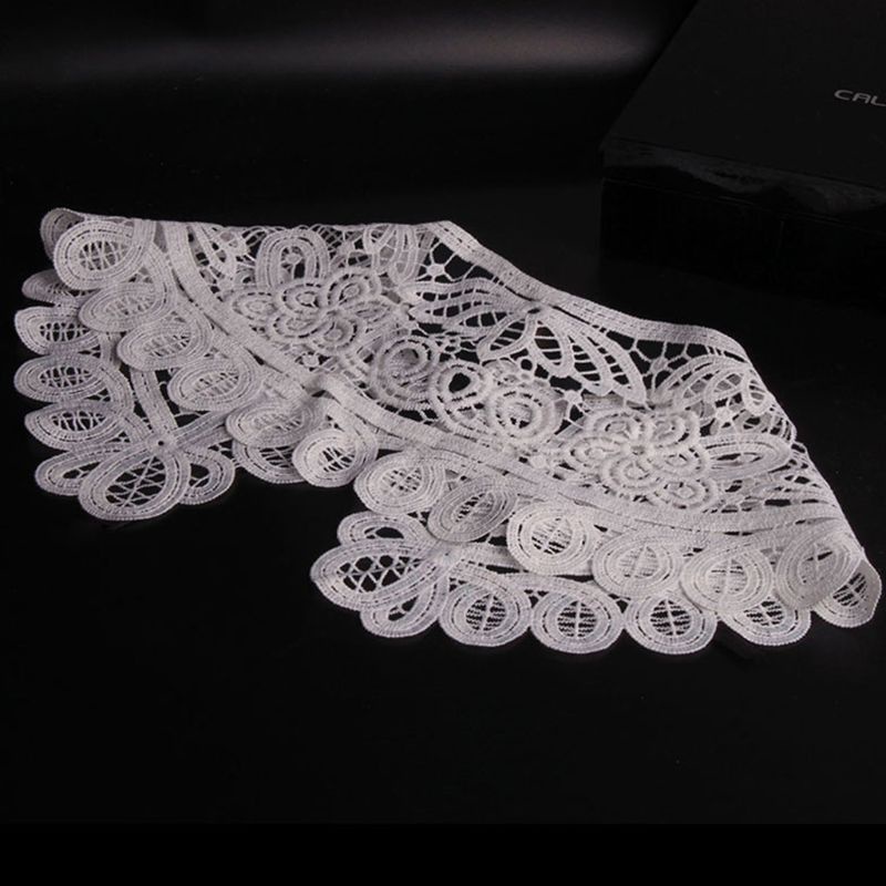 Youyo Áo Sơ Mi Giả Phối Ren Khoét Rỗng Thời Trang Cho Nữ Deta