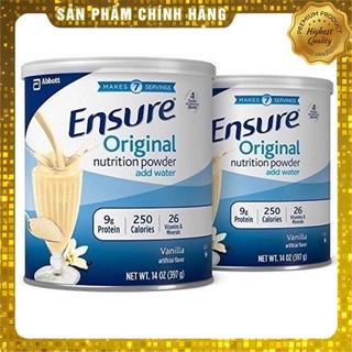 Sữa Bột Ensure Original Nutrition Powder 397g nội địa Mỹ