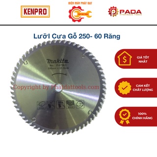 Lưỡi cưa gỗ 250- 60 răng Lưỡi Cắt Hợp Kim Chuyên Cắt Gỗ Đường Kính 250mm