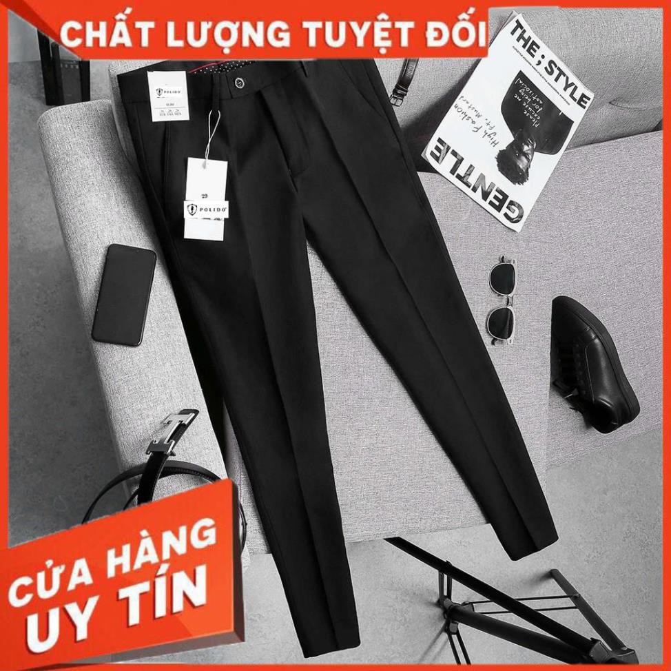 [HÀNG HIỆU] Quần Tây Nam Đẹp Chất Vải Dày Dặn Giữ Form Chuẩn Cực Bền, Phong Cách Quý Ông Lịch Lãm - POLIDO