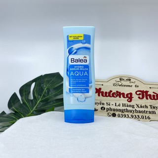 Sữa dưỡng thể Balea Aqua Serum 200ml cấp ẩm dưỡng da trắng sáng mịn màng, hương thơm dịu nhẹ suốt cả ngày