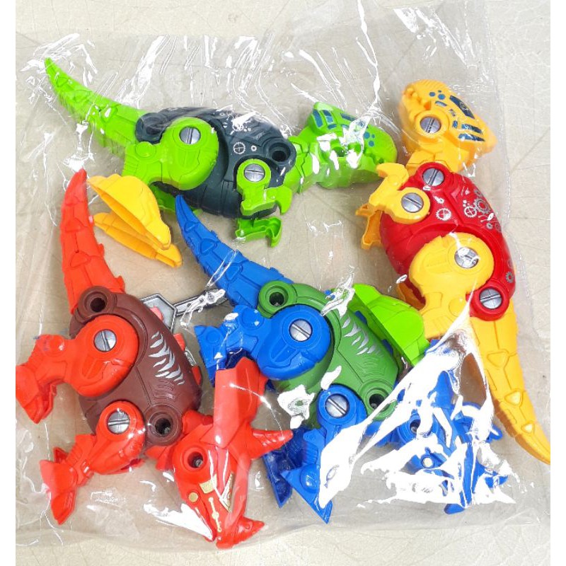 Sét 4 con Khủng Long bằng nhựa tháo ráp rất đẹp