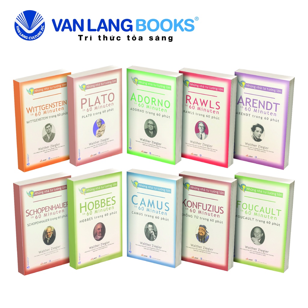 Sách Vanlangbooks - Bộ Sách 10 Cuốn Những Nhà Tư Tưởng Lớn - Walther Ziegler