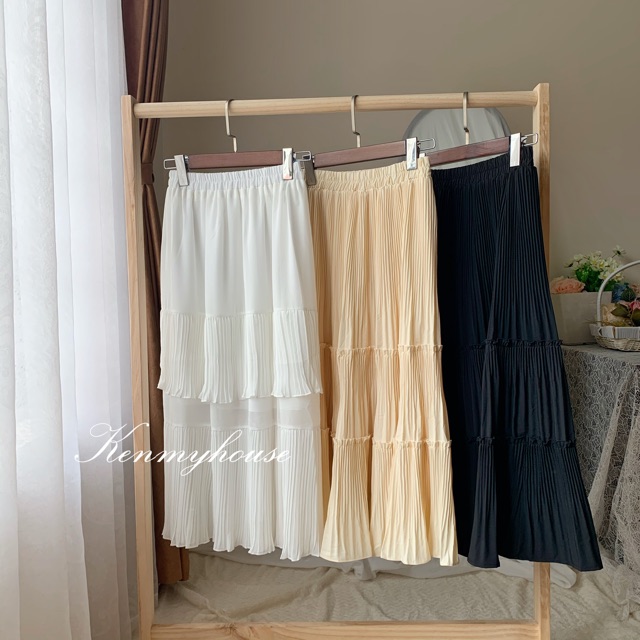 Chân váy dập ly 🍀( kèm hình thật) hàng QC | BigBuy360 - bigbuy360.vn