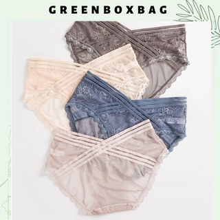 Original Quần Lót Hipster Ren Nữ Đáy Viscose Bikini Thông Hơi Thắt Lưng Thun Cao Cấp ZK GR8908 II Hàng Nội Địa Trung Nam