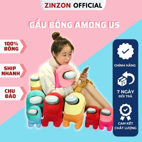 Gấu Bông Among Us Miniso Dễ Thương . Among Us Nhồi Bông ZinZon